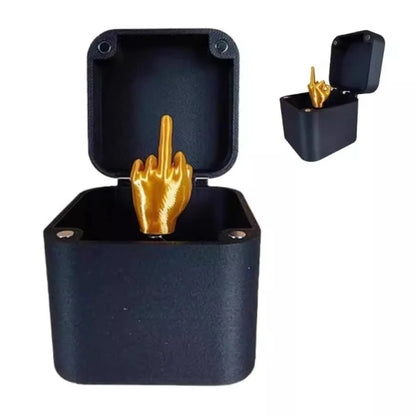 Caja Sorpresa de Broma Decoración Oficina y Escritorio - Regalo Divertido Navideño