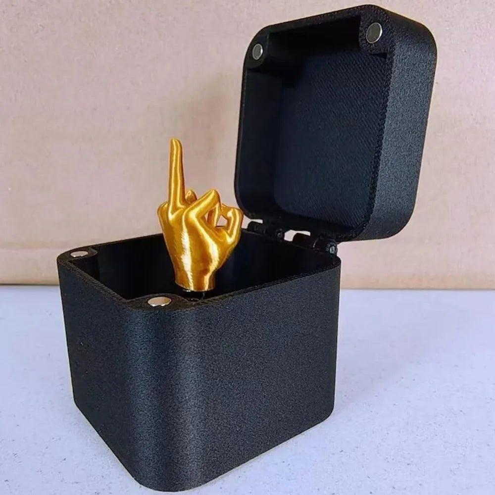 Caja Sorpresa de Broma Decoración Oficina y Escritorio - Regalo Divertido Navideño