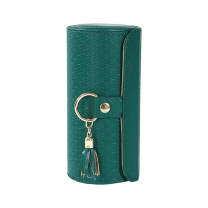 Caja de joyería para mujer, caja de almacenamiento de collares, estuche para joyas