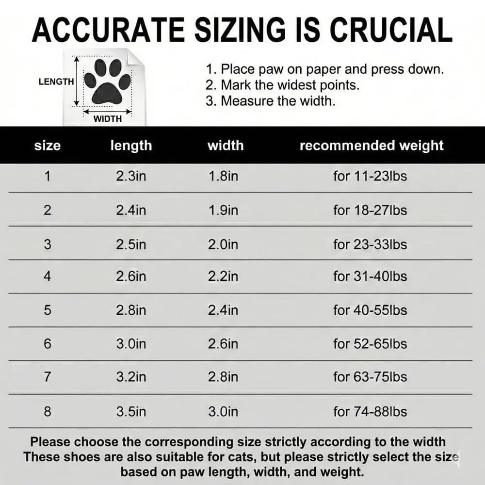 Zapatos luminosos para perros – Protectores de patas LED