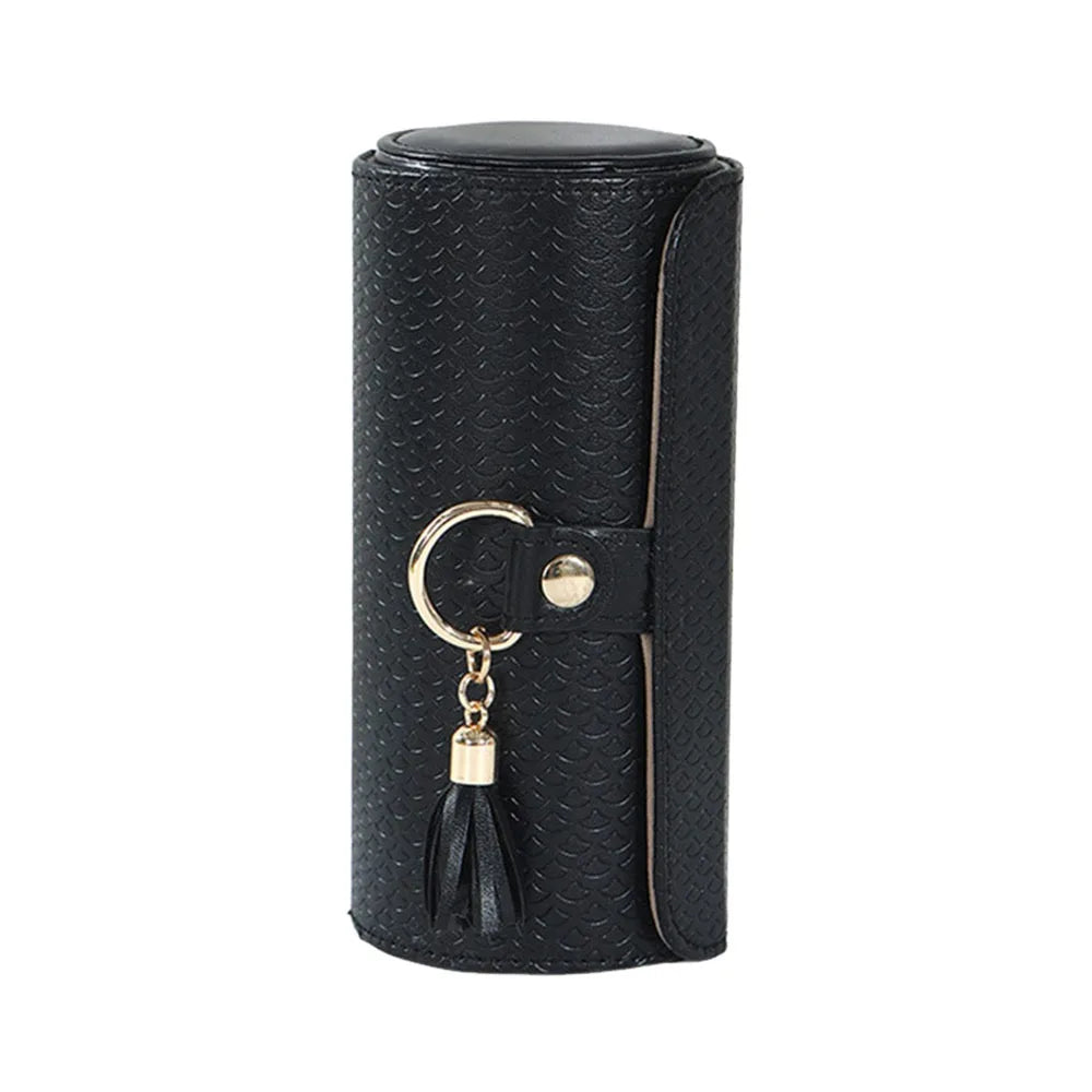 Caja de joyería para mujer, caja de almacenamiento de collares, estuche para joyas