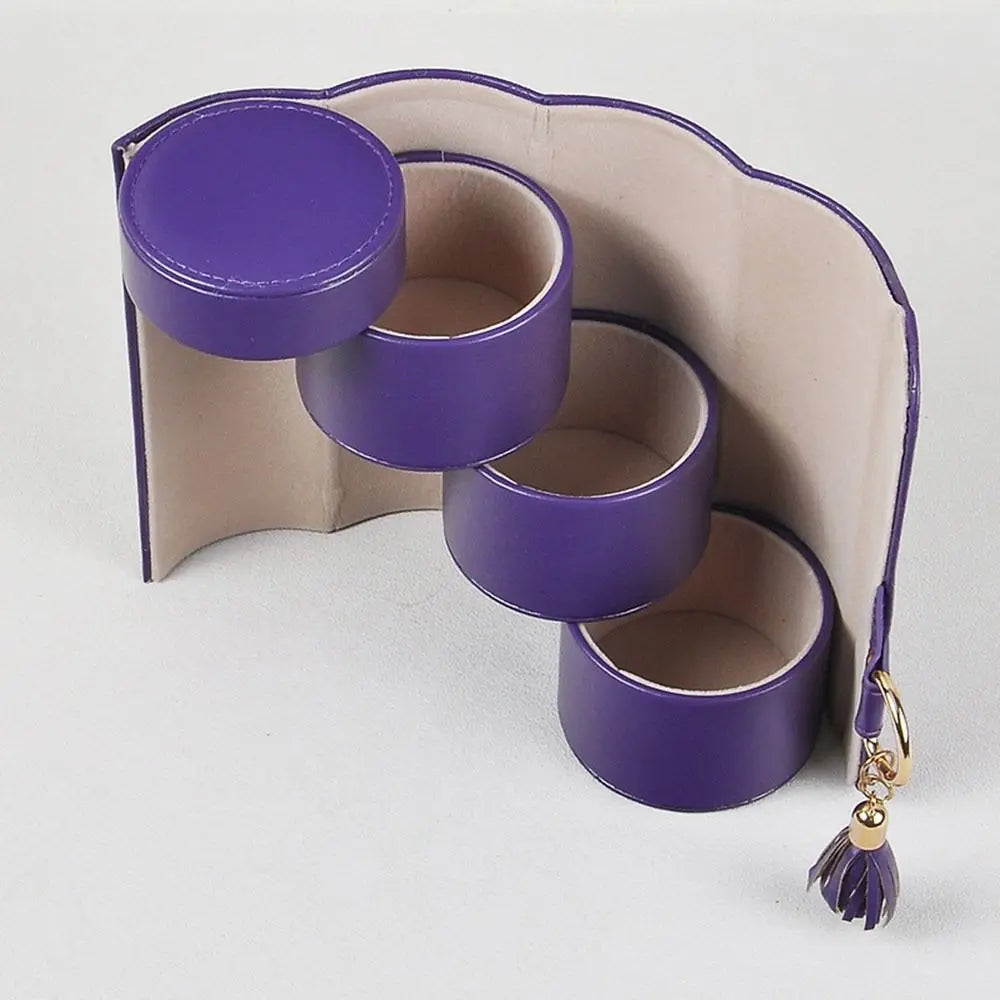 Caja de joyería para mujer, caja de almacenamiento de collares, estuche para joyas