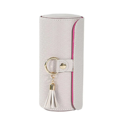 Caja de joyería para mujer, caja de almacenamiento de collares, estuche para joyas